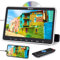 NAVISKAUTO 10.1 HDMI Input Car DVD Player for Kids, Support Sync Phone/TV, USB, SD, Region Free Headrest Video Player with Mounting Bracket, Top Suction-Type Drive