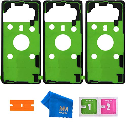 MMOBIEL 3X wasserdichte Folie Klebefolie für Akkudeckel Kleber Kompatibel mit Samsung Galaxy S10 Plus G975F 2019-6.4 inch inkl Werkzeuge