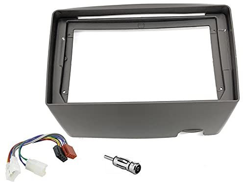 Sound-way - 9 inch dash car stereo facia radio adapter compatible with Toyota Yaris 1999-2005 - KA22-372