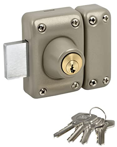 Yale Verrou de porte, Marron Doré, 40 mm 23 mm