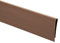 jarolift Clip De Fixation en PVC Bande D‘extrémité pour Brise Vue Canisse De Couverture Accessoires pour Brise-Vue, 1 m De Longueur, Marron