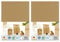 folia 692/4/98 - Kraftkarton Natur, 230 g/m², DIN A4, 50 Blatt, zum individuellen Basteln und Gestalten von Grußkarten, Einladungen, Tischkarten, (DIN A4-2 Packungen)