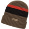 Ziener Damen/Herren Indri Mütze/gestrickt, trendig, dreifarbig, Walnut, Einheitsgröße