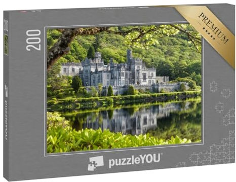puzzleYOU: Puzzle 200 Teile „Kylemore Abbey in Connemara, County Galway, Irland“