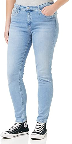 Calvin Klein Damen Jeans Hose Mid Rise Skinny Fit