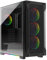 GAMDIAS Gaming PC Case, ATX Mid Tower Computer Case, Side Tempered Glass, Pre-install 4 ARGB Fans, High Airflow Front Panel, Cable Management, Black