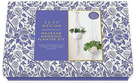 Robert Frederick Luxe Décor Macrame Hanging Planter Kit, OneSize