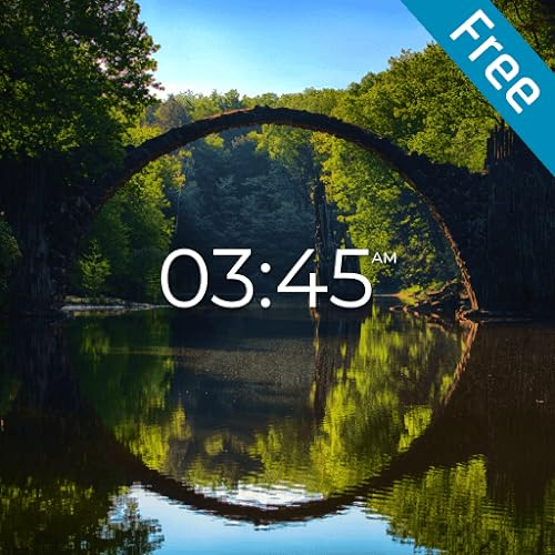 Clock Themes Screensaver Mega Collection - digital & analog wallpaper with aesthetic peaceful nature views & time display with day night background flip wall clock HD & 4K screen for Fire TV & Tablets