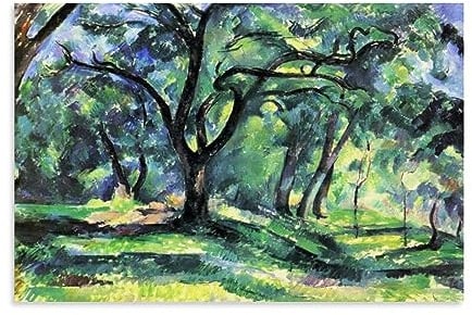 NgAnoh Underwood von Paul Cezanne Leinwanddruck, Poster, Bild, Druck, Leinwand, Wandfarbe, Kunstdekoration, moderne Heimkunstwerke, Geschenkidee, 30 x 45 cm
