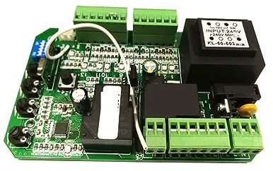 Kit di apertura per cancelli scorrevoli, Versione universale cancello scorrevole motore apri scheda madre scheda circuito sostituito 433,92 Mhz telecomando rolling code per famiglie, piccole comunità,
