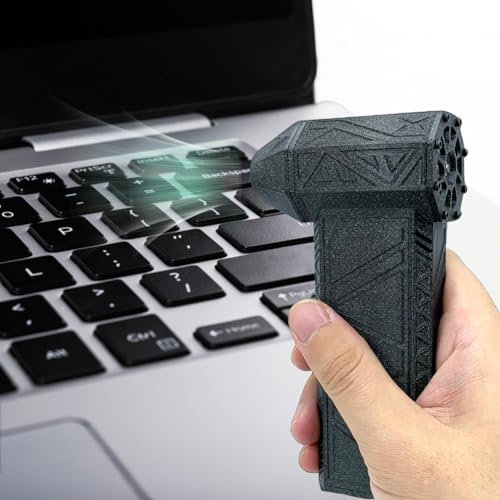 JDXFENG Jet Dry Mini Blower, Jet Fan Mini Blower 110000RPM Power Turbo Jet Blower 45M/S Air Blower Super Jet Fan Cordless Turbo Powered Mini Jet Fan Blower for Keyboard/Motorcycle Cleaning