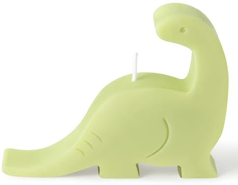 Adval9Vram Dinosaurier Kerzen Geschenke Set - Natürliches Sojawachs Kiefernduft Aromatherapie Kerzen, Kartoon Tier Stumpenkerze Körper Stressabbau Duftkerzen für Yoga Massage (Grün)