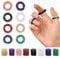 40 Stücke Massageringe für Finger, 8 Farben Stachelige Sensorische Fingerringe fingermassagering für Stressabbau, Förderung der Durchblutung, Akupressur Ring für Jugendliche Erwachsene