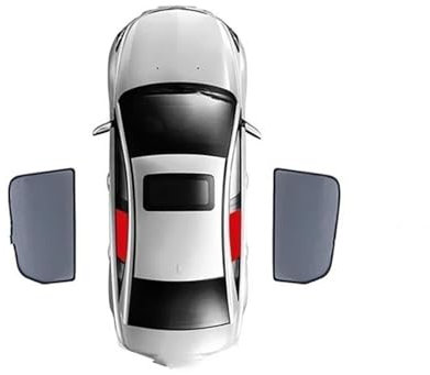 Auto Seitenfenster Sonnenschutz für Bentley Flying Spur Old 2010, Magnetische Auto-Sonnenblende UV-Schutz Wärmeisoliert Schutz der Privatsphäre Vorne Hinten Autofenster Zubehör,2Pcs Rear