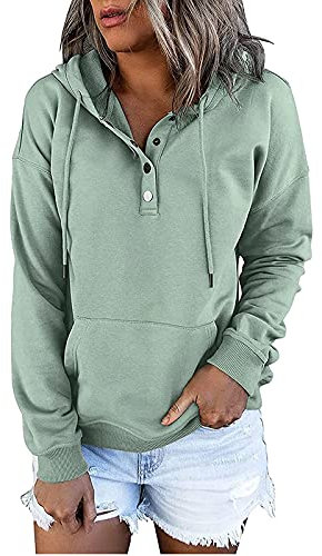 2024 Felpe Donna 1/4 Zip Offerta Cotone Vintage Giacca Autunnale Felpa con Cappuccio Coulisse Caldo con Tasche Sweatshirt Leggera Casual Giacca Felpa Elegante Curvy Felpa Sportiva Felpa con Zip
