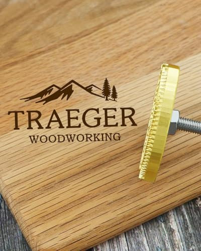 Brandeisen mit individuellem Logo, für Holzbrenner, Stempel für Party, Hochzeit, Brot, handgefertigt, Design Holzarbeiter, Geschenke (2,54 cm)