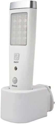 Rechargeable 2 in 1 LED Light Emergency Light Plug in Power Failure Torch Sensor Light