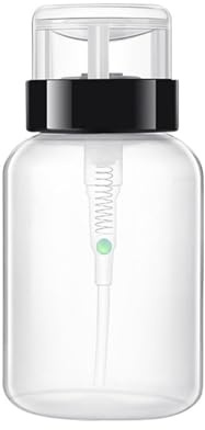 Press Pump Bottle Dispenser | Nail Polish Remover Pump - Alcohol Dispenser Down Empty Pump Dispenser Bottle For Nail Polish And Makeup Remover, 200ml(6.8oz)