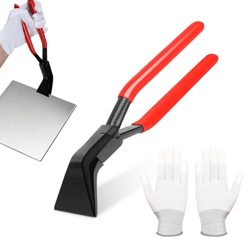 Pince à plier 45 °, Pinces Pliantes, Largeur de la Mâchoire 60 mm, Pince Plate Plieuse Tole Pince à Plier, Pince à Plier, pour Couvreur, Plombier - Outil de Couvreur éprouvé
