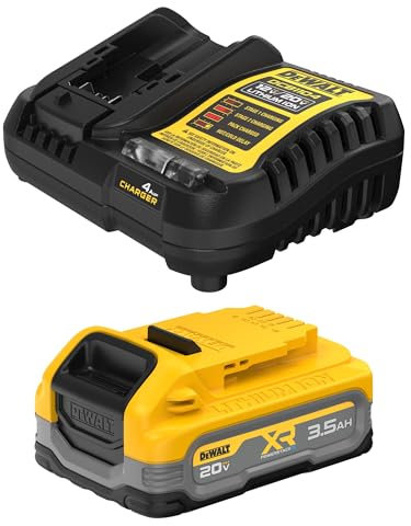 DEWALT 20V MAX XR POWERSTACK 3.5 Ah Power Tool Battery and Charger Kit (DCBP320C)