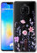 Pazpnoy Cover per Huawei Mate 20 Pro,Trasparente Ultra Sottile TPU Custodia,Silicone Cover con Modello Floreale,Donna Ragazza Antiurto Protettiva Case-3