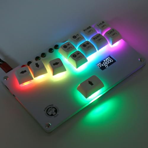 SustVita Fight Stick für PS3, Cherry MX Switch Controller, WASD GP2040 CE Fightstick für Spiele
