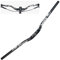 Wake Bike Handlebar 31.8mm*720mm Extra Long Wide Riser Bar Aluminum Alloy Bicycle Handlebars Riser 30mm Bike Bars for Cycling MTB Mountain Road Bike (Black)