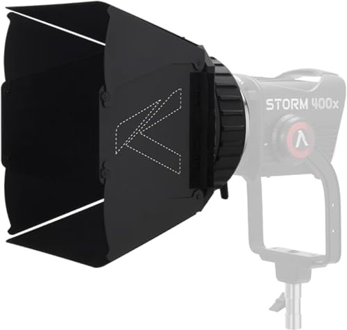 Aputure CF7 Fresnel- und Barndoors-Kit – 7-Zoll-Bowens-Mount-Fresnellinse für Storm 400x, inkl. Barndoors und Transporttasche