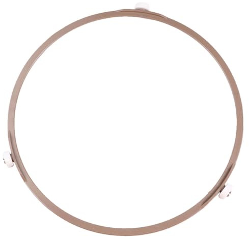 Microwave Turntable Support Ring Plastic with 1.2cm Wheels | Microwave Plate Holder, Replacement Part for Glass Tray Rotation, Steady Heating for Oven Use