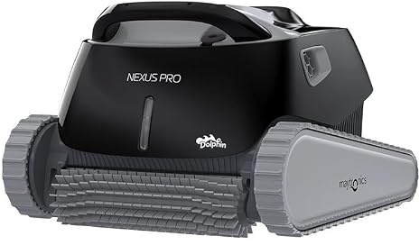Maytronics Dolphin NEXUS PRO Robot Pulitore Piscina, Wi-Fi, Filtrazione Combinata, 18m Cavo, 7,5kg, per Piscine fino a 12m