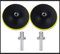 OxoxO 3-Inch/80mm Hook & Loop Backing Pad Orbital Sander Polisher Sanding Pad M10 Drill Adapter Sanding Disc Pads for Random Orbit Sander Polisher Buffer(2-Pack)