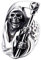 ZMY Home Biker Skull Ring for Men Silber Edelstahl Herren Ringe mit Totenkopf Grim Reaper für Männer (9)