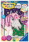 Ravensburger CreArt 28473 - Einhorn - Malen nach Zahlen für Kinder ab 7 Jahre, Malset mit Rahmen, Pinsel und Acrylfarben, Geschenk für Mädchen und Jungen, mit Pailletten