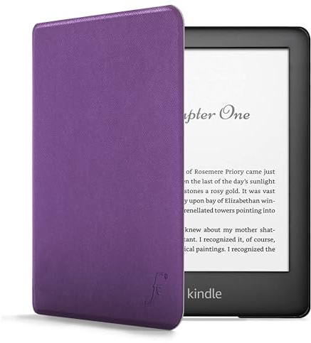 Forefront Cases Custodia per Amazon Kindle 6 (10a Generazione - 2019) - Protettiva Magnetica Custodia per Kindle 6 - Smart Auto Sveglia Sonno Funzione - Sottile, Leggero Cover - Viola