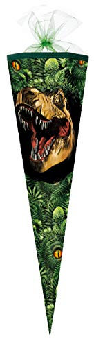 Nestler Schultüte Dino Dschungel Zuckertüte Einschulung Schulanfang Schule: Größe: 85 cm 12eckig Sound