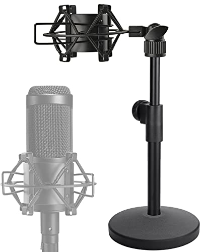 AT2020 Mikrofonständer mit Shock Mount für Audio Technica AT2020V AT2020USB+ AT2035 ATR2500X Kondensator-Mikrofon