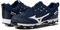 Mizuno 320630.5100.14.1050 9-Spike Herren Metall Baseball Cleat 10 1/2, Navy-Weiß, 44 EU