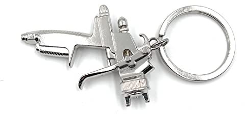 H-Customs Lackierwerkzeug Lackierer Pistole silber Schlüsselanhänger Anhänger