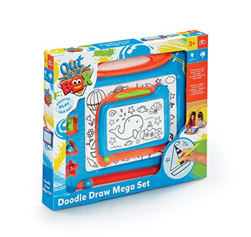 Out of The Box Doodle Draw Mega Set Craft Set for Children from 3 Years Drawing Pad for Kids Children Drawing Learning Activity Children Drawing Game Early Learning Gift