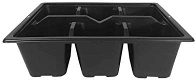 Elixir Gardens Reusable Half Size Cell Bedding Plant Pack, Tray Inserts, Seedling Starter Tray, Germination Propagation | 6 Cell x 10