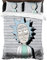 ANSSON Rick and Morty Bettwäsche-Sets,Rick Mikrofaser 1 Bettbezüge und 2 Kissenbezug,Kinder Schlafzimmer dekorative Bettwäsche (Single 135x200, Rick5)