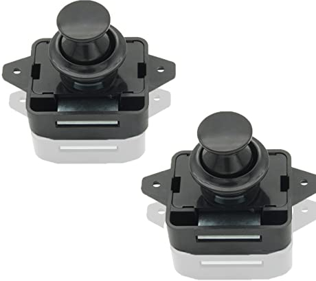 2 Stück Push Button Lock, Druckknopfverriegelung, Push Button Catch Door Lock, für RV-Schubladenschrank Wohnmobile,Yachten,Camping Caravan Boote(Schwarz)