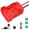 Power Wheels Adapter for Milwaukee,M18 18V Power Wheels Battery Conversion Kit 14AWG Wire with Fuse Holder and 3PCS 30Amp Fuses & Wire terminals for DIY, RC Toys and Robotics (1 pack)