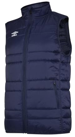 Umbro Mens Club Essential Gilet (M) (Dark Navy/White)