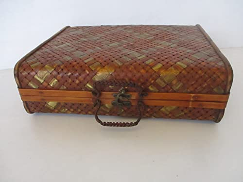 valigia bambu bauletto cm 44x35x14 H contenitore