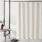 SK Studio Extra Breit Duschvorhang Badvorhang Textil aus Leinen Wasserdicht und Trocknet Schnell, Waschbar Hochwertig Stoff Duschvorhang Badewanne Beige, 220x200cm