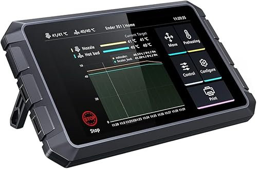 Creality Sonic Pad Klipper, 7 Inch Touch Screen 3D Printer Accessories Smart Pad Based on Klipper Firmware with Higher Printing Speed for Ender 3 V2/Ender 3 Pro/Ender 3 S1 Upgrades DIY 3D Printers 1