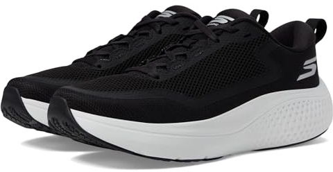 Skechers Go Run Supersonic Max Sneaker für Herren, Schwarz/Weiß, 44 EU