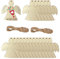 Holzanhänger Zum Bemalen Weihnachten, 20Pcs Weihnachtsbaum Deko, DIY Weihnachtsdekoration, Basteln Kinder, Christbaumschmuck, Winterdeko