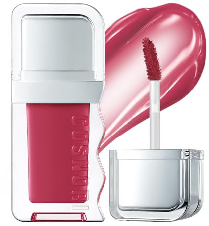 COSNORI Tinte de labios Flow Wave: brillo de labios vegano, ligero y duradero, humectante a base de aceite de origen vegetal, K-Beauty (09 POPPLE)